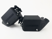 CSF - CSF Cooling - Racing & High Performance Division 8109 CSF 12-16 BMW M5 (F10) / 12-18 BMW M6 (F06/F12/F13) Twin Charge-Air-Cooler Set - Crinkle Black - Fits 2012-2019 BMW M5, M6, M6 Gran Coupe - Image 1