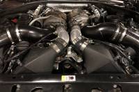 CSF - CSF Cooling - Racing & High Performance Division 8109 CSF 12-16 BMW M5 (F10) / 12-18 BMW M6 (F06/F12/F13) Twin Charge-Air-Cooler Set - Crinkle Black - Fits 2012-2019 BMW M5, M6, M6 Gran Coupe - Image 4