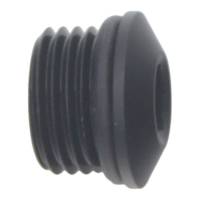 DeatschWerks - DeatschWerks 6-02-0717-B DeatschWerks 6AN ORB Male Plug Low Profile Internal Allen/Hex (Incl O-Ring) - Anodized Matte Black - Image 1