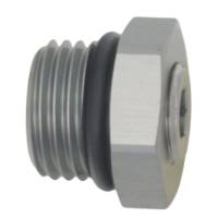 DeatschWerks - DeatschWerks 6-02-0730 DeatschWerks 6AN ORB Male Plug Fitting with 1/8in NPT Gauge Port - Anodized DW Titanium - Image 1