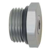 DeatschWerks - DeatschWerks 6-02-0731 DeatschWerks 8AN ORB Male Plug Fitting with 1/8in NPT Gauge Port - Anodized DW Titanium - Image 1