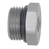 DeatschWerks - DeatschWerks 6-02-0732 DeatschWerks 10AN ORB Male Plug Fitting with 1/8in NPT Gauge Port - Anodized DW Titanium - Image 1
