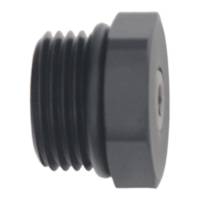 DeatschWerks - DeatschWerks 6-02-0732-B DeatschWerks 10AN ORB Male Plug Fitting with 1/8in NPT Gauge Port - Anodized Matte Black - Image 1