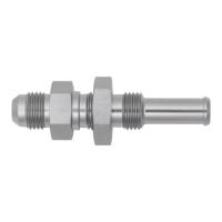 DeatschWerks - DeatschWerks 6-02-0734 DeatschWerks 6AN Male Flare to Straight 3/8in Single Hose Barb - Anodized DW Titanium - Image 1