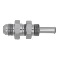DeatschWerks - DeatschWerks 6-02-0740 DeatschWerks 8AN Male Flare to Straight 3/8in Single Hose Barb - Anodized DW Titanium - Image 1