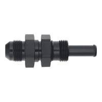DeatschWerks - DeatschWerks 6-02-0740-B DeatschWerks 8AN Male Flare to Straight 3/8in Single Hose Barb - Anodized Matte Black - Image 1