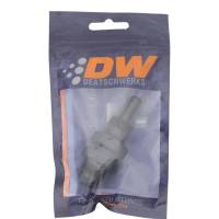 DeatschWerks - DeatschWerks 6-02-0740-B DeatschWerks 8AN Male Flare to Straight 3/8in Single Hose Barb - Anodized Matte Black - Image 2