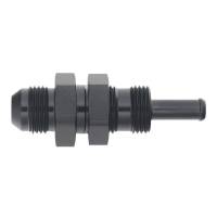 DeatschWerks - DeatschWerks 6-02-0743-B DeatschWerks 8AN Male Flare to Straight 5/16in Single Hose Barb - Anodized Matte Black - Image 1