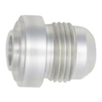 DeatschWerks - DeatschWerks 6-02-0748 DeatschWerks 8AN Male Flare with Aluminum Weld On Fitting - Anodized Raw Aluminum - Image 1