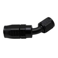 DeatschWerks - DeatschWerks 6-02-0802-B DeatschWerks 6AN Female Swivel 45-Degree Hose End CPE - Anodized Matte Black - Image 1