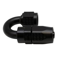 DeatschWerks - DeatschWerks 6-02-0804-B DeatschWerks 6AN Female Swivel 180-Degree Hose End CPE - Anodized Matte Black - Image 1