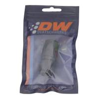 DeatschWerks - DeatschWerks 6-02-0805-B DeatschWerks 8AN Female Swivel Straight Hose End CPE - Anodized Matte Black - Image 2