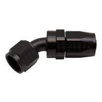 DeatschWerks - DeatschWerks 6-02-0806-B DeatschWerks 8AN Female Swivel 45-Degree Hose End CPE - Anodized Matte Black - Image 1