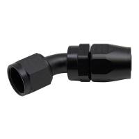 DeatschWerks - DeatschWerks 6-02-0810-B DeatschWerks 10AN Female Swivel 45-Degree Hose End CPE - Anodized Matte Black - Image 1
