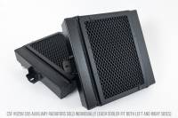 CSF - CSF Cooling - Racing & High Performance Division 8258 CSF BMW F8X M3/M4/M2C Auxiliary Radiators w/ Rock Guards (Sold Individually - Fits Left and Right - Fits 2015-2021 BMW M4, M2, M3 - Image 1