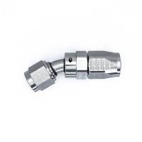 DeatschWerks - DeatschWerks 6-02-0818 DeatschWerks 6AN Female Swivel 30-Degree Hose End CPE - Anodized Titanium - Image 1