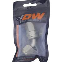 DeatschWerks - DeatschWerks 6-02-0822 DeatschWerks 8 AN Female Flare Swivel 60-degree Hose End CPE - Anodized DW Titanium - Image 3