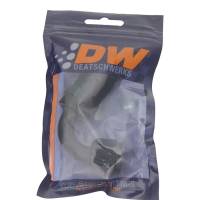 DeatschWerks - DeatschWerks 6-02-0823-B DeatschWerks 8 AN Female Flare Swivel 120-Degree Hose End CPE - Anodized Matte Black - Image 2