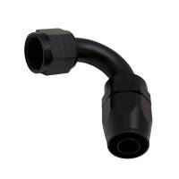 DeatschWerks - DeatschWerks 6-02-0826-B DeatschWerks 10AN Female Flare Swivel 120-Degree Hose End CPE - Anodized Matte Black - Image 1
