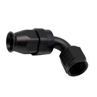 DeatschWerks - DeatschWerks 6-02-0856-B DeatschWerks 8AN Female Swivel 90-Degree Hose End PTFE (Incl 1 Olive Insert) - Anodized Matte Black - Image 1