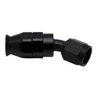 DeatschWerks - DeatschWerks 6-02-0870-B DeatschWerks 6 AN Female Flare Swivel 30-Degree Hose End PTFE - Anodized Matte Black - Image 1