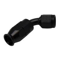 DeatschWerks - DeatschWerks 6-02-0871-B DeatschWerks 6 AN Female Flare Swivel 60-Degree Hose End PTFE - Anodized Matte Black - Image 1