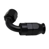 DeatschWerks - DeatschWerks 6-02-0872-B DeatschWerks 6 AN Female Flare Swivel 120-Degree Hose End PTFE - Anodized Matte Black - Image 1