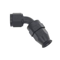 DeatschWerks - DeatschWerks 6-02-0874-B DeatschWerks 8 AN Female Flare Swivel 60-Degree Hose End PTFE - Anodized Matte Black - Image 1