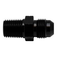DeatschWerks - DeatschWerks 6-02-0901-B DeatschWerks 6AN Male Flare to 1/4in Male NPT Adapter - Anodized Matte Black - Image 1