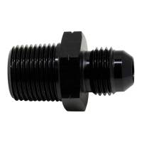DeatschWerks - DeatschWerks 6-02-0902-B DeatschWerks 6AN Male Flare to 3/8in Male NPT Adapter - Anodized Matte Black - Image 1