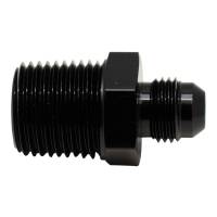 DeatschWerks - DeatschWerks 6-02-0903-B DeatschWerks 6AN Male Flare to 1/2in Male NPT Adapter - Anodized Matte Black - Image 1