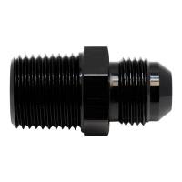 DeatschWerks - DeatschWerks 6-02-0906-B DeatschWerks 8AN Male Flare to 1/2in Male NPT Adapter - Anodized Matte Black - Image 1