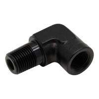 DeatschWerks - DeatschWerks 6-02-0920-B DeatschWerks 90-Degree 1/8in NPT Male to Female 1/8in NPT - Anodized Matte Black - Image 1