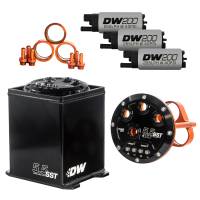 DeatschWerks - DeatschWerks 6-201-55ST DeatschWerks 5.5L Modular Surge Tank Includes 3 DW200 Fuel Pumps - Image 2