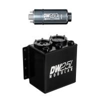 DeatschWerks - DeatschWerks 6-251-25ST DeatschWerks 2.5L Modular Surge Tank (Incl. 1 DW250iL In-Line Fuel Pump) - Image 2