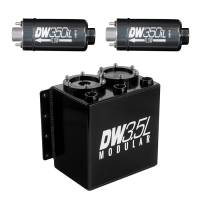 DeatschWerks - DeatschWerks 6-352-35ST DeatschWerks 3.5L Modular Surge Tank (Incl. 2 DW350iL In-Line Fuel Pump) - Image 1