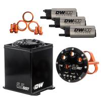DeatschWerks - DeatschWerks 6-401-55ST DeatschWerks 5.5L Modular Surge Tank Includes 3 DW400 Fuel Pumps - Image 1