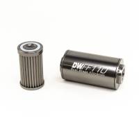 DeatschWerks - DeatschWerks 8-03-110-100K DeatschWerks Stainless Steel 10AN 100 Micron Universal Inline Fuel Filter Housing Kit (110mm) - Image 2