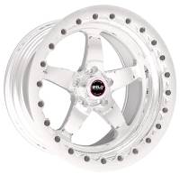 Weld - Weld 71HP7110W62G Weld S71 17X11 / 5X115 BP / 6.2in BS Polished Wheel (High Pad) - Polished Single Beadlock MT - Image 2