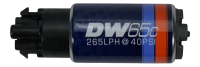 DeatschWerks - DeatschWerks 9-652 DeatschWerks 265 LPH DW65C Series Compact Fuel Pump w/ Mounting Clips - Image 1