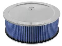 aFe - aFe 18-21403 aFe MagnumFLOW Air Filters Round Racing P5R A/F Chrome Assy 14x5: Blk/Blue E/M - Image 3