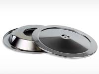 aFe - aFe 18-90003 aFe MagnumFLOW Air Filters Round Racing A/F Chrome Top & Base 14 w/7/8 Drop - Image 1