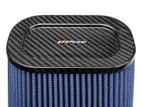 aFe - aFe 24-90110-CF aFe Magnum FLOW Pro 5R Air Filter (5.5x 7.5)in F (9x 7)in B (5.8 x 3.8)in T (Carbon Fiber) x 10in H - Image 2