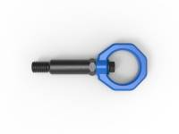 aFe - aFe 450-502001-L aFe Control Front Tow Hook Blue BMW F-Chassis 2/3/4/M - Image 4