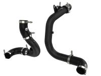 aFe - aFe 46-20414-B aFe BladeRunner 15-20 VW GTI (MKVII) L4-2.0L (t) Aluminum Hot and Cold Charge Pipe Kit Black - Image 1