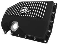 aFe - aFe 46-71210B aFe 05-19 VW 1.8L/2.0L w/ Oil Sensor Engine Oil Pan Black POWER Street Series w/ Machined Fins - Image 1