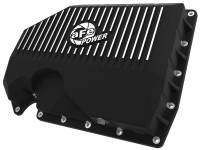 aFe - aFe 46-71240B aFe 05-19 VW 1.8L/2.0L w/o Oil Sensor Engine Oil Pan Black POWER Street Series w/ Machined Fins - Image 1