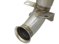 aFe - aFe 48-36318-1HC aFe 09-13 MINI Cooper S (R56) L4 1.6L (t) Twisted Steel Down Pipe 2-1/2in 304 Stainless Steel w/ Cat - Image 4