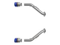 aFe - aFe 49-36137-L aFe 2023 Nissan Z V6-3.0L (tt) Takeda Stainless Steel Axle-Back Exhaust System w/ Blue Flame Tip - Image 5