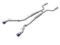 aFe - aFe 49-36138-L aFe POWER Takeda 2023 Nissan Z 2 1/2in 304 SS Cat-Back Exhaust System w/ Blue Flame Tips - Image 1